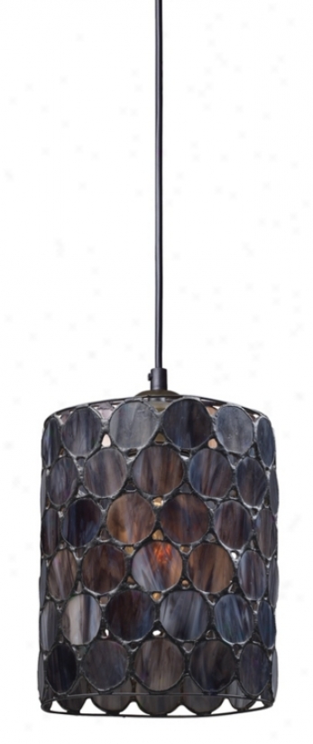 Capiza Collection7 " Wide Pendant Chandelier (m5352)