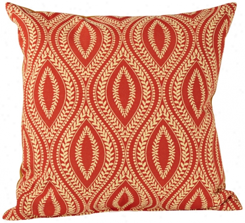 Carnio Palrika Down 18" Square Throw Pillow (u1392)