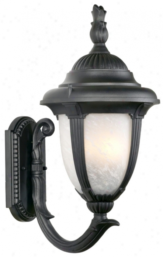 Casa Sorrento&#8482; Black  14  3/4" Hogh Outdoor Light (61376)