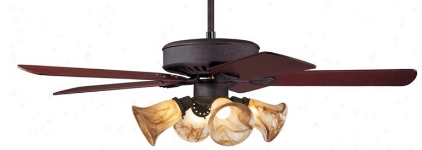 Casa Vieja&#174; Windstar Ii&#8482; Rust Finish Ceiling Fan (34047-00292-87208-56452)