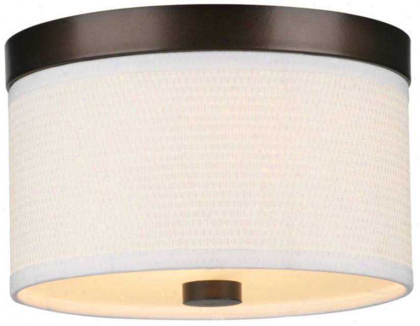 Cassandra Bronze Energy Efficient 10 3/4" Remote Ceiling Light (j9312)