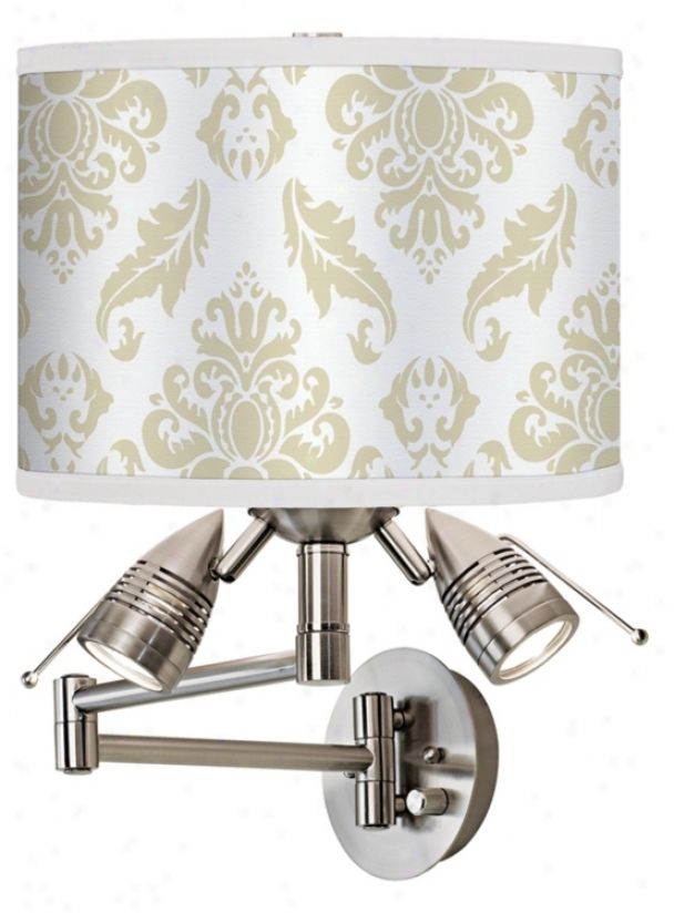 Champagne Filigree Giclee Swing Arm Wall Light (80379-94887)