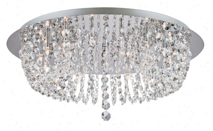 Circular Crystal Bracelet 23 3/4" Wide Ceiling Light (11472)