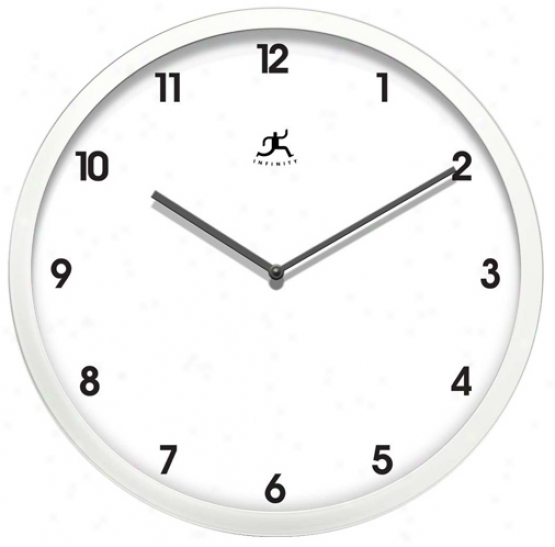 Cirrus 12 1/4" Wide Round Wall Clock (r6882)