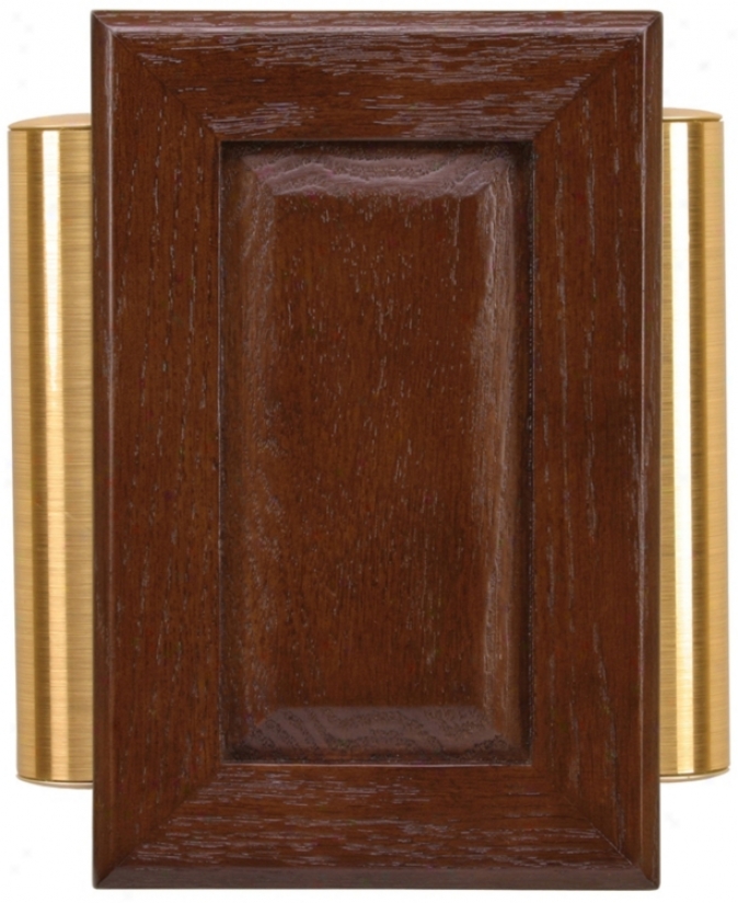 Classic Cherry Red Oak With Side Tubes Door Chime (k6182)