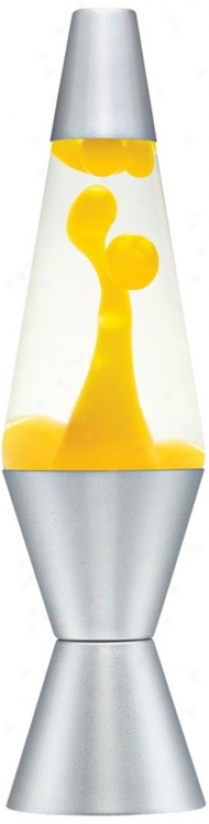 Classic Clear Mellifluous And Yellow Wax Lav&#174; Lamp (t9503)
