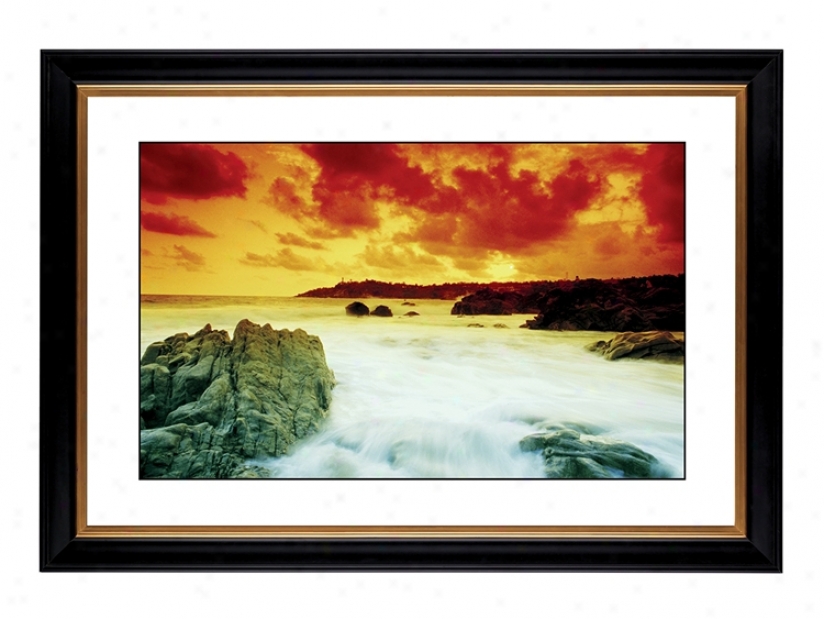 Coastal Tide Pool Giclee 41 3/8" Wide Wall Art (54934-80384)