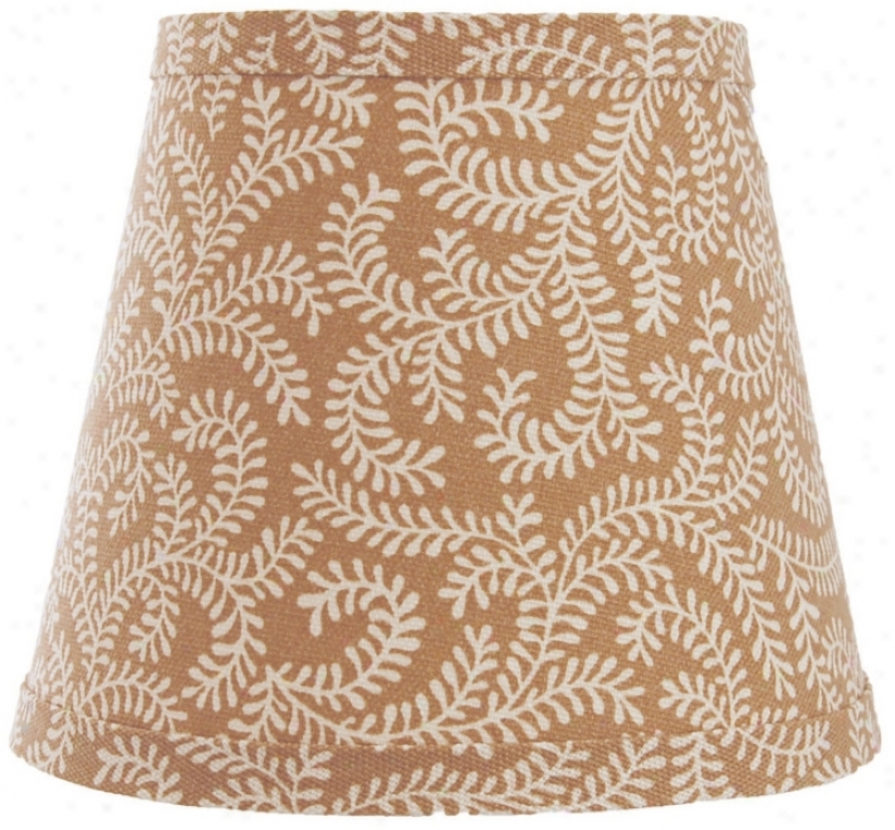 Cocoa And Cream Swirl Lamp Shade10x18x13 (spider) (w0137)