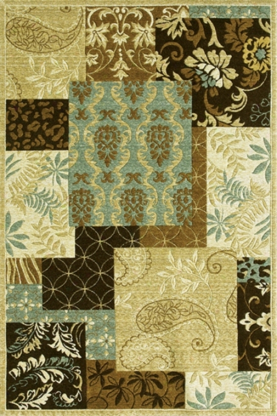 Collage Collection Indoor-outdoor 2' 6"x7' 6" Area Rug (h0366)