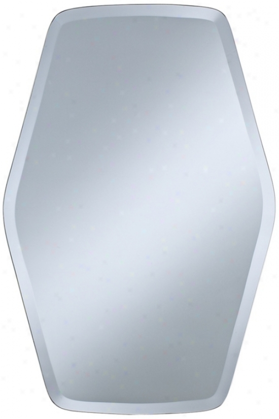 Column Frameless 30" High Beveled Wall Mirror (p1630)