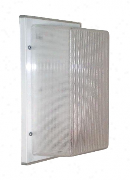 Compact White Finish 10 1/2" High Outdoor Wall Light (60872)