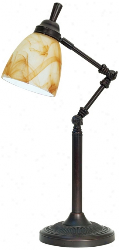 Cordova Bronze Adjustable Ott-lite Desk Lamp (76386)