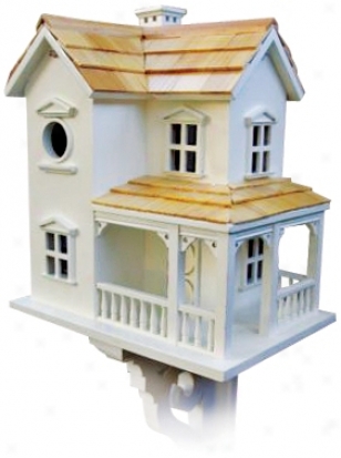 Cozy Two-story Farmhouse Bird House (h9614)