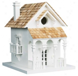 Cozy Pure Cottage Bird House (h9557)