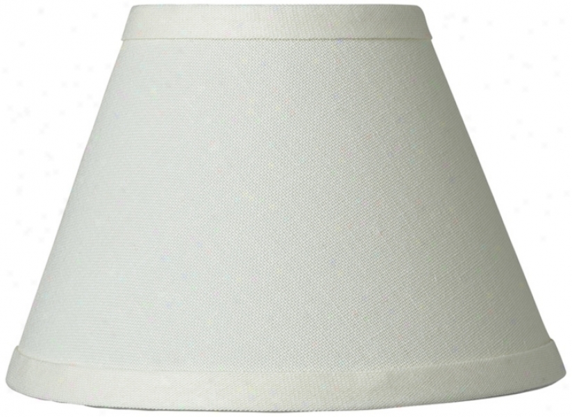 Cream Chandelier Lamp Shade 3.5x7x5 (clip-on) (29871)