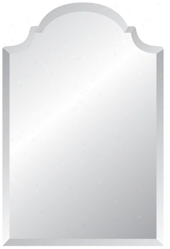 Crown Frameless 36" Violent Beveled Mirror (p1622)