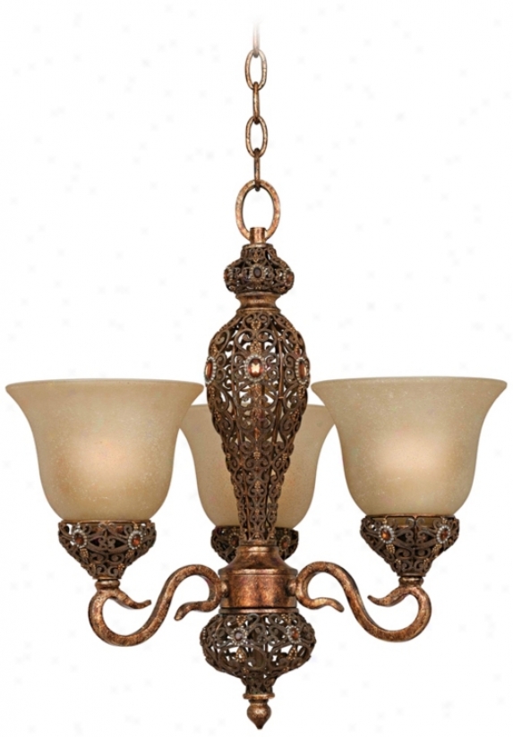 Recompense Jewel Bowl 3-light Pendamt Chandelier (k1575)