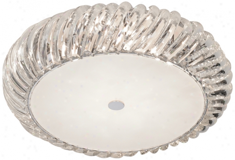 Crystal Twist 19 3/4" Wide Ceiling Light Fixture (m3336)