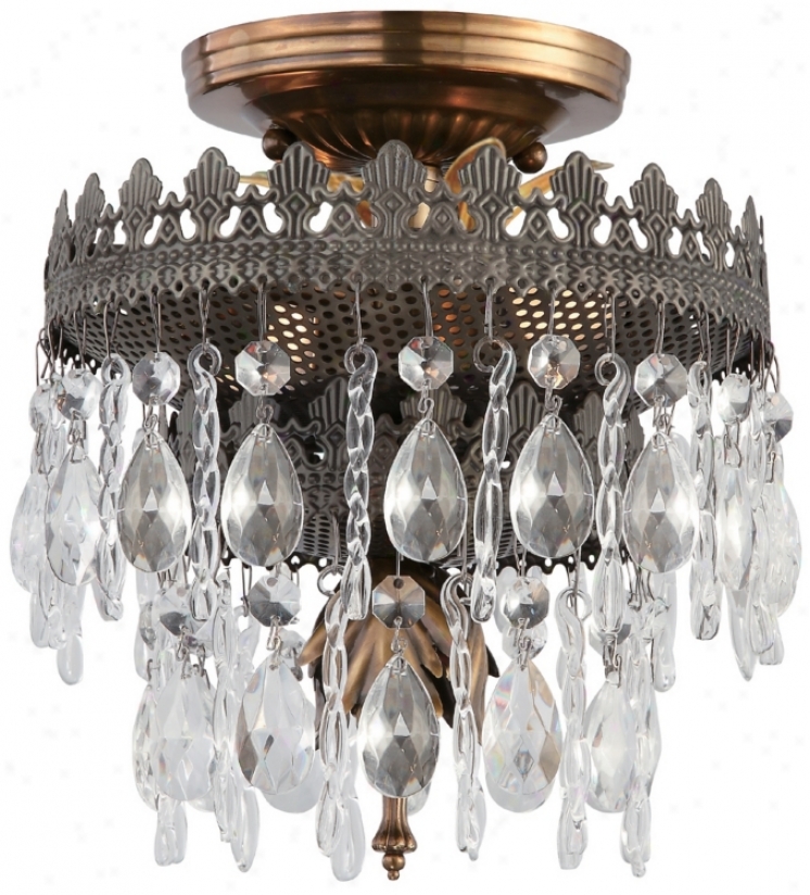 Crystorama Alhambra Collection 8" Wide Ceiling Light (p3221)