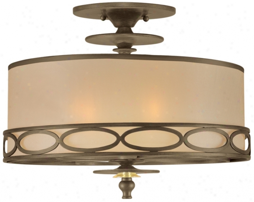 Crystorama Eclipse Collection 16" Wide Ceiling Light Fixture (p3236)