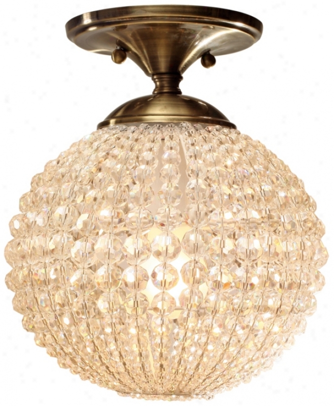 Crystorama Newbury Collection 10" Wide Ceiling Light (p3234)