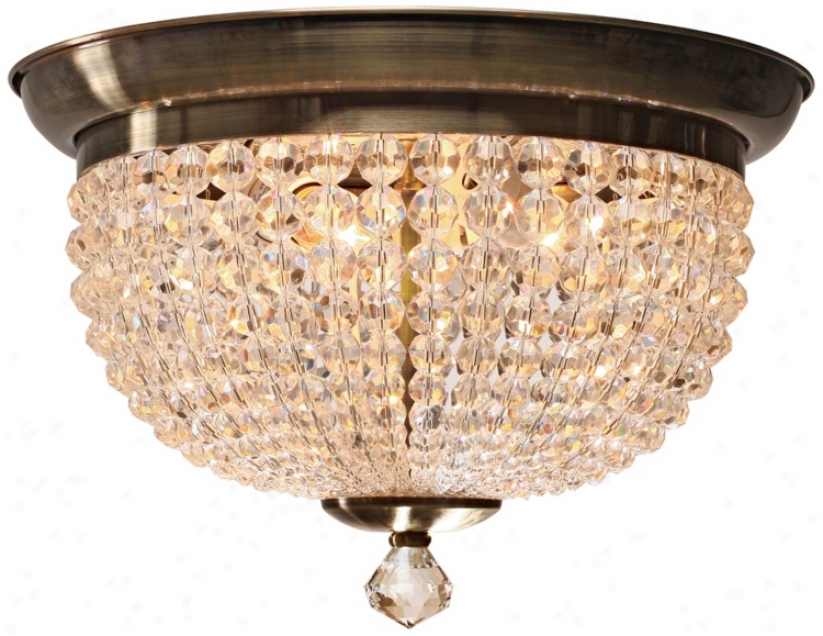 Crystorama Newbury Colection 15" Wide Ceiling Light (p3232)