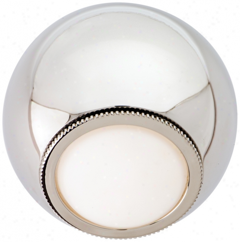 Csl Orb Polished Nickel 5 1/4&qutl; Wide Led Wall Light (t0074)