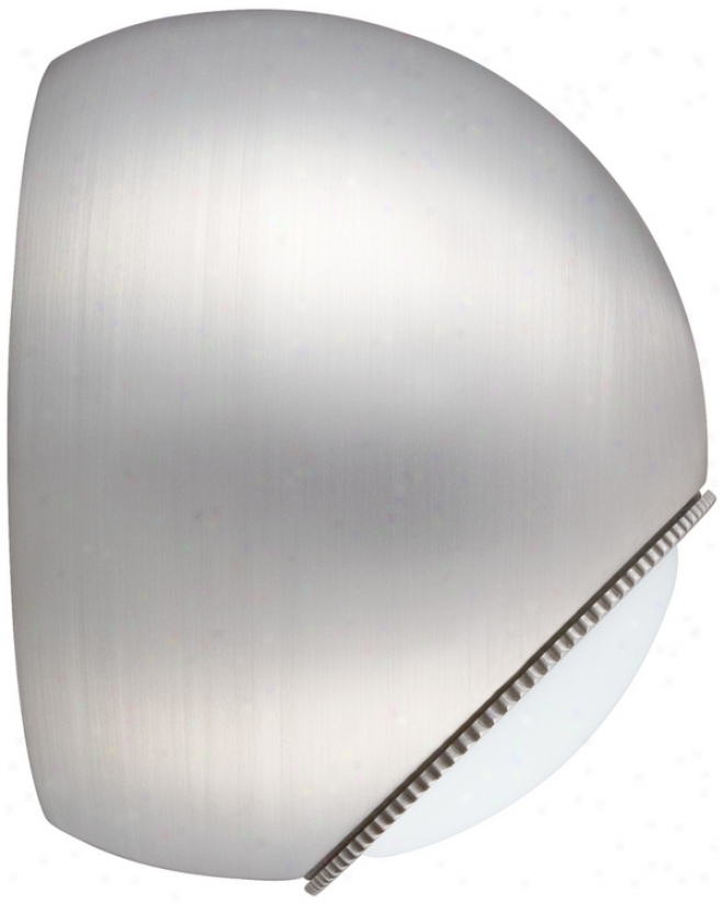 Csl Orb Satin Aluminum 5 1/4" Wide Led Wall Light (t0071)