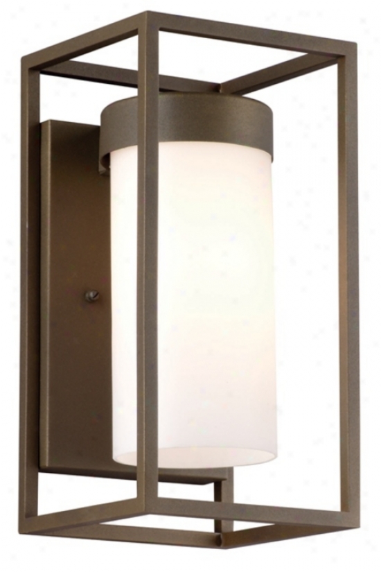 Cubee Collection Bronze 12" High Outdoor Wall Light (l0329)