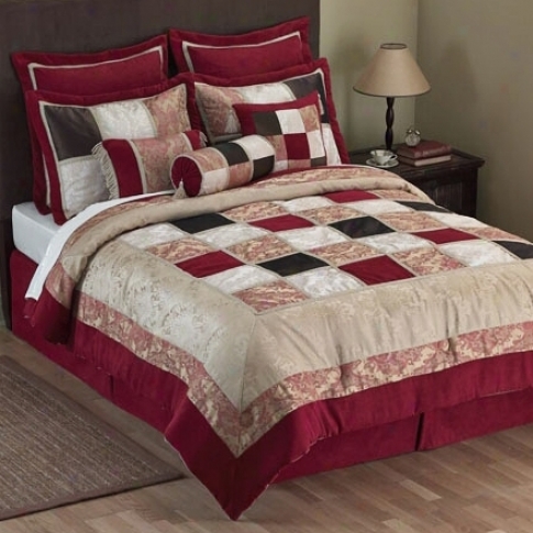 Currant And Brown 14-piece Super Pack Bed Set (h6135)