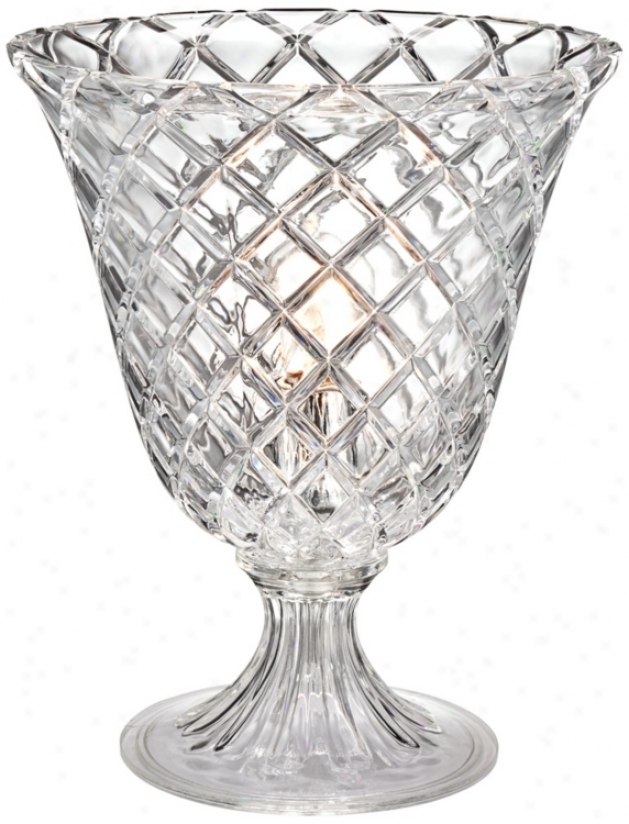 Sculpture Crystal Urn Accent Lamp (t8451)