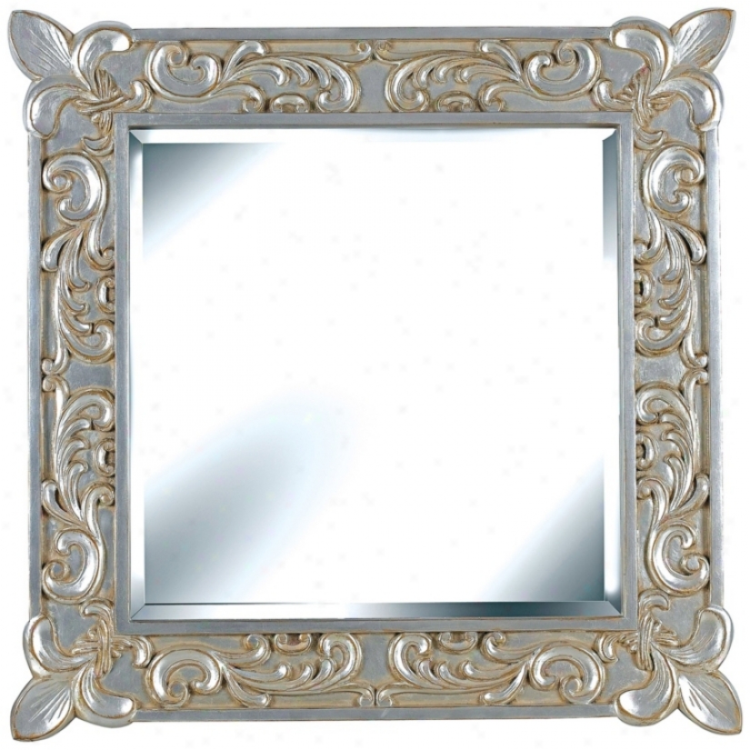 D'argent Deluxe 31" High Wall Mirror (t5057)