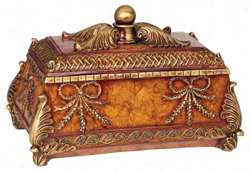 Daria Gold Decorative Box (k4661)