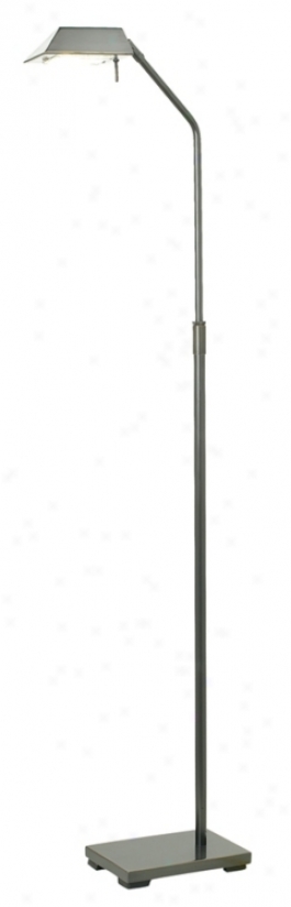 Dark Bronze Halogen Pharmacy Floor Lamp (35716)