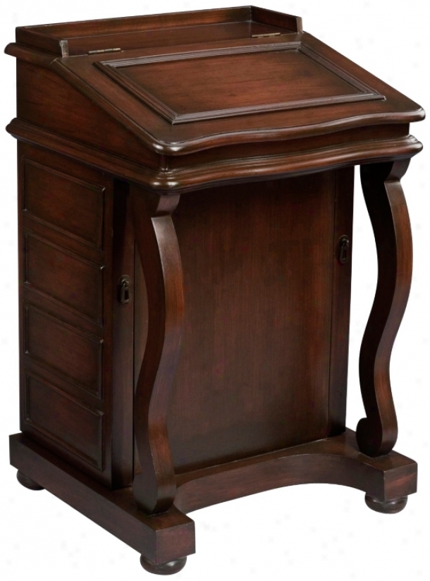 Davenport Desk Style Jewelry Cabinet (j8609)