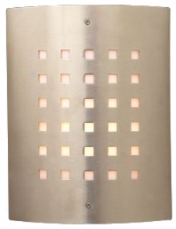 Deco Checker Pattern 11 3/4" High Outdoor Wall Light (h4510)