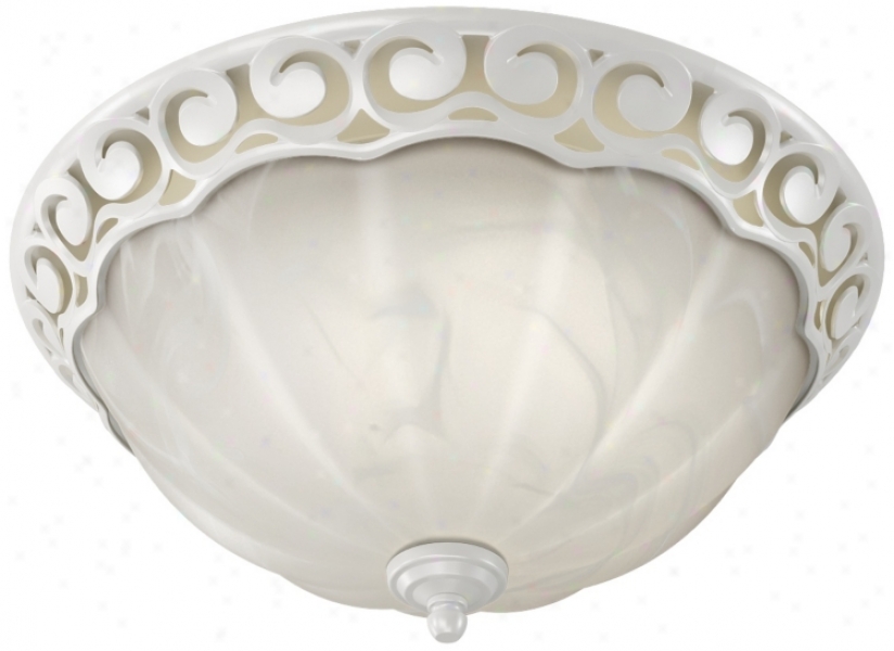 Decorative Scroll Pale Bathroom Fan With Loght (k7695)