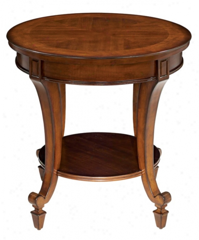 Demilune Assemblage Round End Table (g5656)