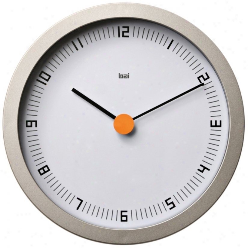 Designer Studjo Dot Zero 8" Wide Modern Wall Clock (v5331)