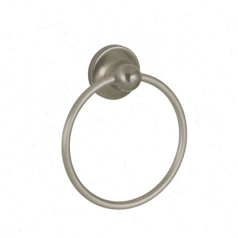 Diamondback Satin Nickel Bathroom Towel Ring (51413)