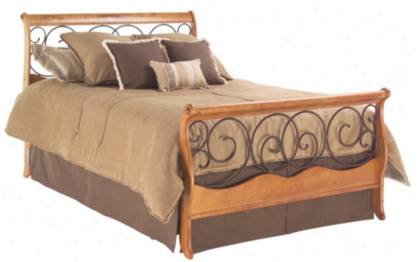 Dunhill Sleigh Bed (king) (p8342)
