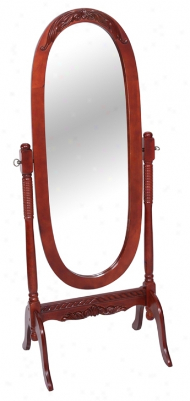 Durrington Cheval 59" High Floor Mirror (f1293)