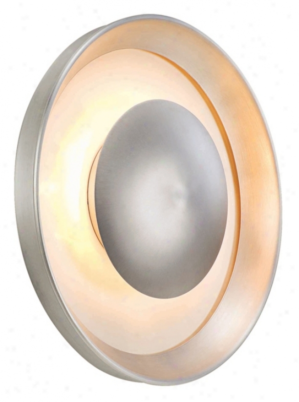 Eclipse Satin Aluminum 12" Wide Ada Outdoor Wall Light (h0724)