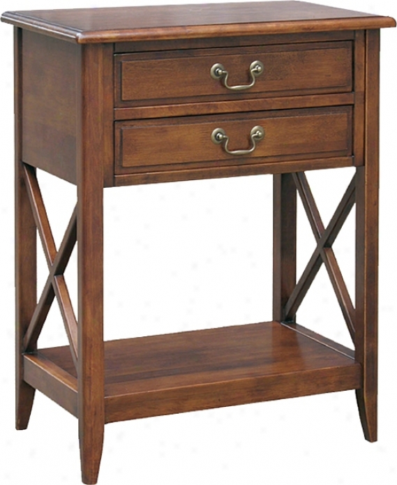 Eiffel Birch Wood Night Stand (h2339)