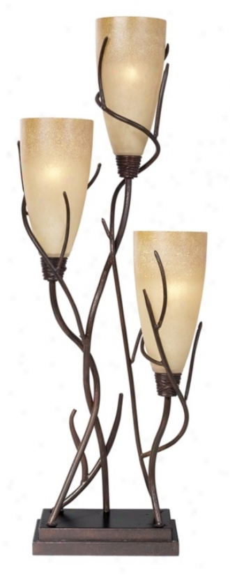 El Dorado 3-light Uplight Table Lamp (h1650)