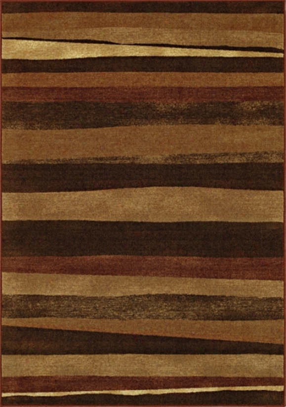 Elmental Composition Earth 3' 3"x5' Area Rug (j3809)