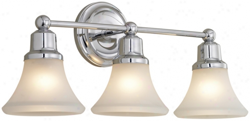 Elizabeth Polished Nickel Three Light Bath Fixture (87703)