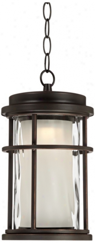 Energy Efficient 13" High Led Hanging Outdoor Wall Light (v1687)