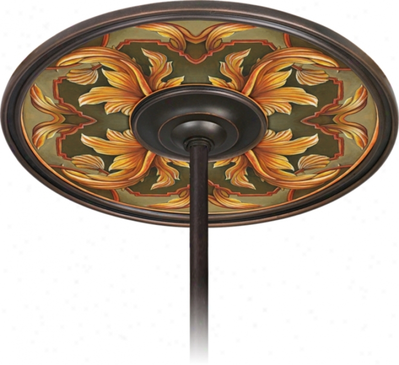 Etruscan Sunset 6 1/2" Opening Bronze Ceiling Fan Medallion (h3293-h3562)