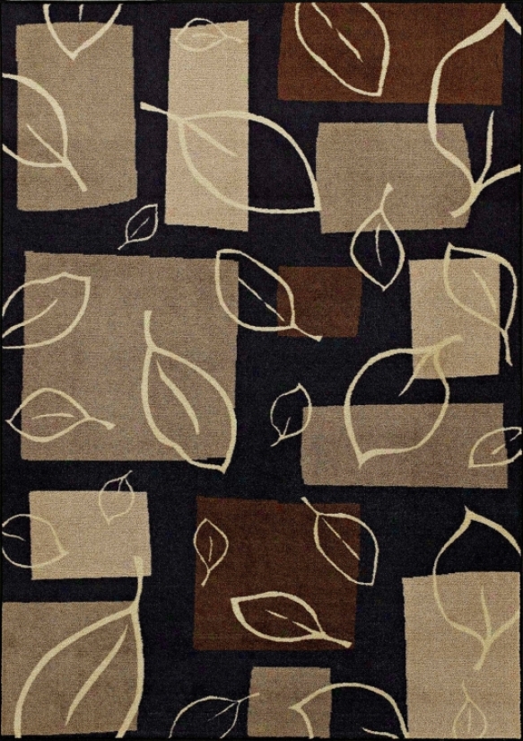 Fall Impression Black 8' 2"x10' Area Rug (j4667)